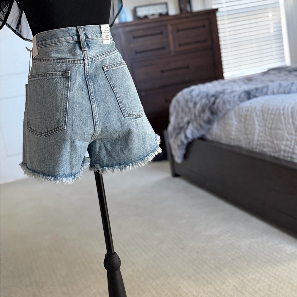 Denim Forum Light Blue Jean Shorts